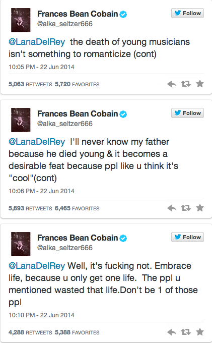 4 Frances Bean Cobain