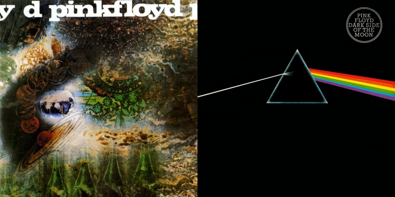 Pink Floyd – A Saucerful of Secrets (1968) / The Dark Side of the Moon (1973)